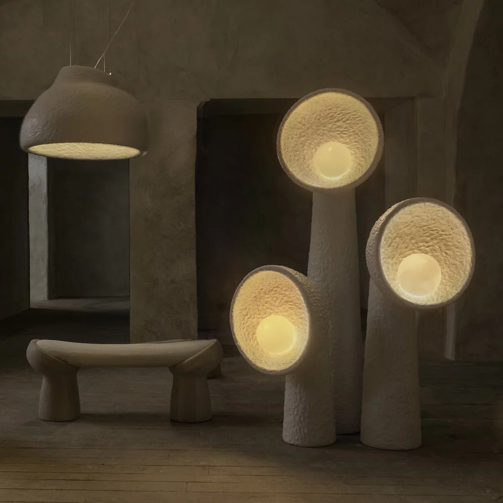 Soniah Floor Lamp LED White Indoor Lighting 60cm