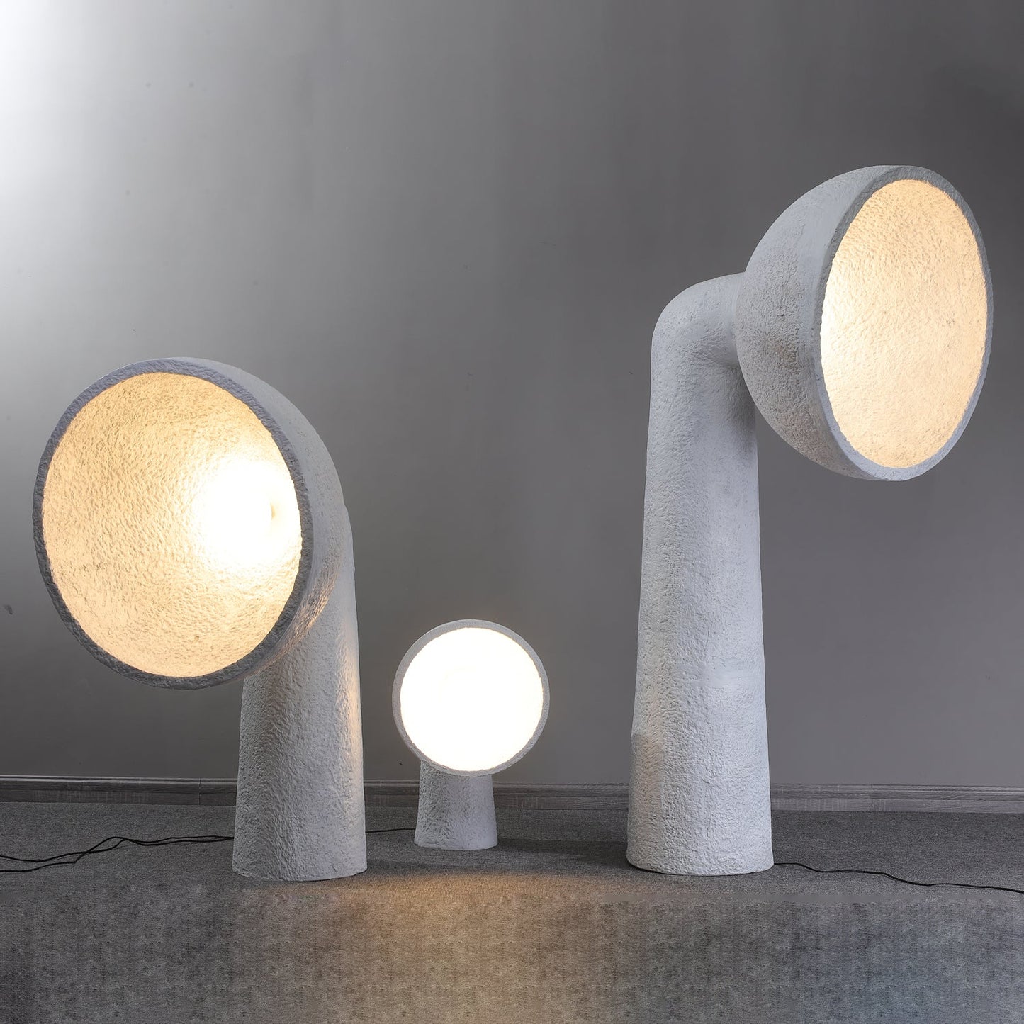 Soniah Floor Lamp LED White Indoor Lighting 60cm