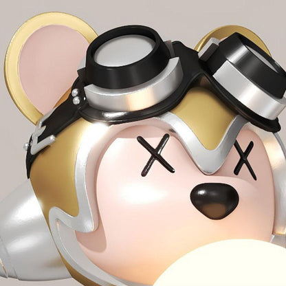 Space Bear Built-in Battery LED Floor Lamp for Indoor Use
