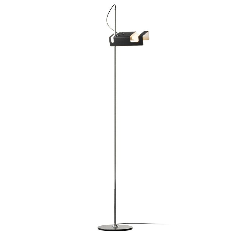 Spider Floor Lamp with Adjustable Reflector and LED Bulb