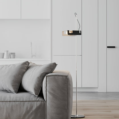 Spider Floor Lamp with Adjustable Reflector and LED Bulb