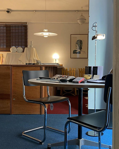Spider Floor Lamp with Adjustable Reflector and LED Bulb