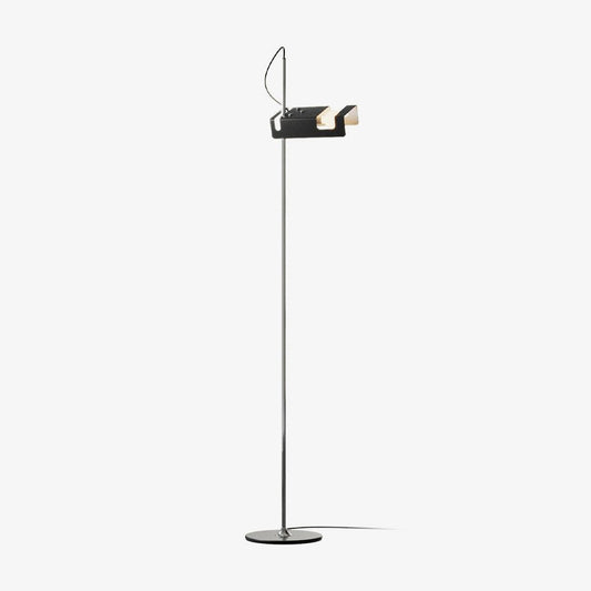 Spider Floor Lamp with Adjustable Reflector and LED Bulb