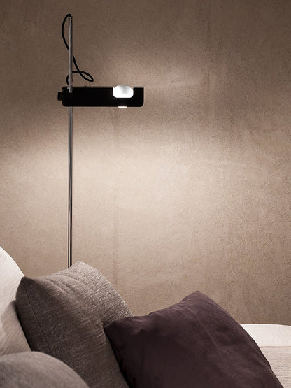 Spider Floor Lamp with Adjustable Reflector and LED Bulb