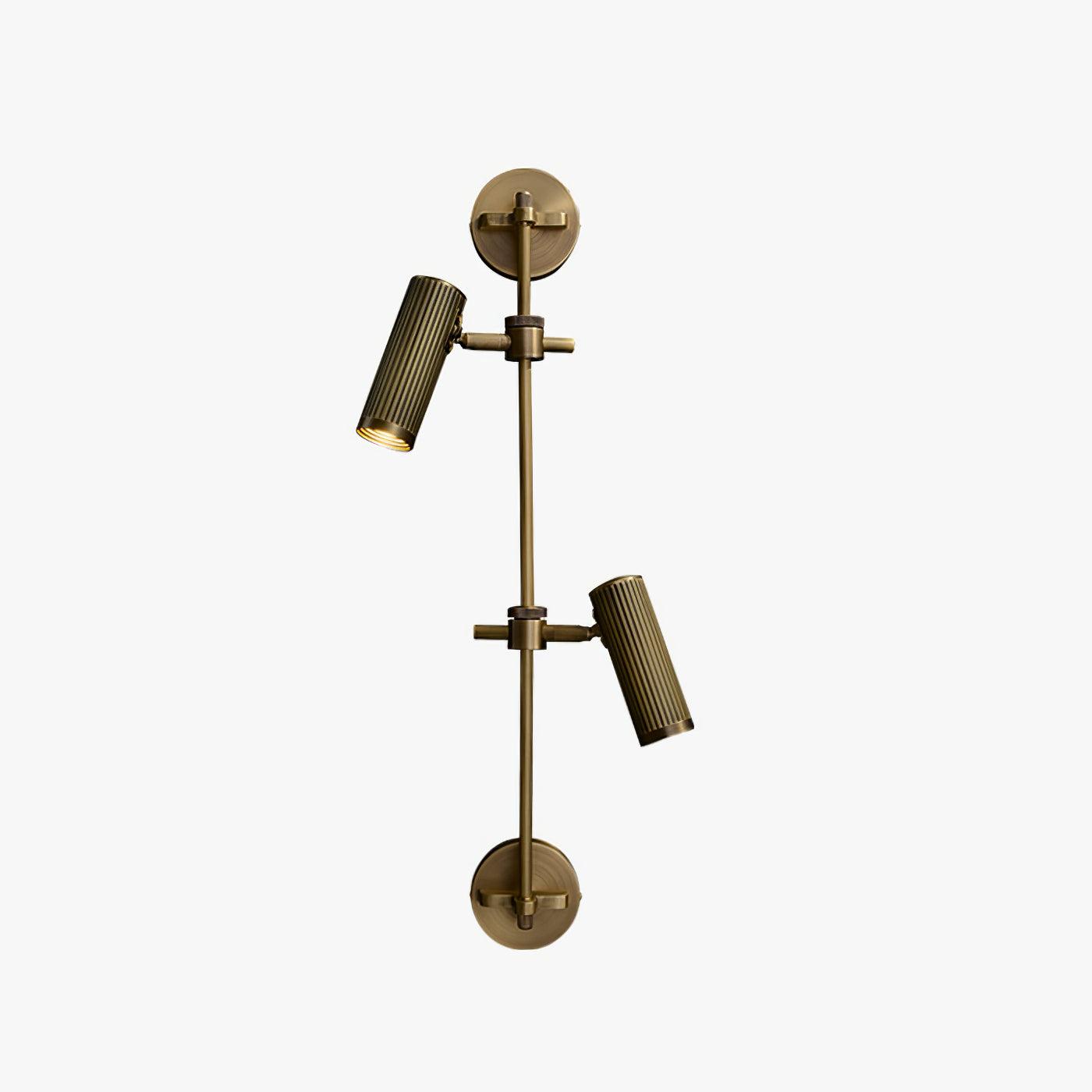 Spot Rail Wall Light - Adjustable Vintage LED Lamp Set of 2