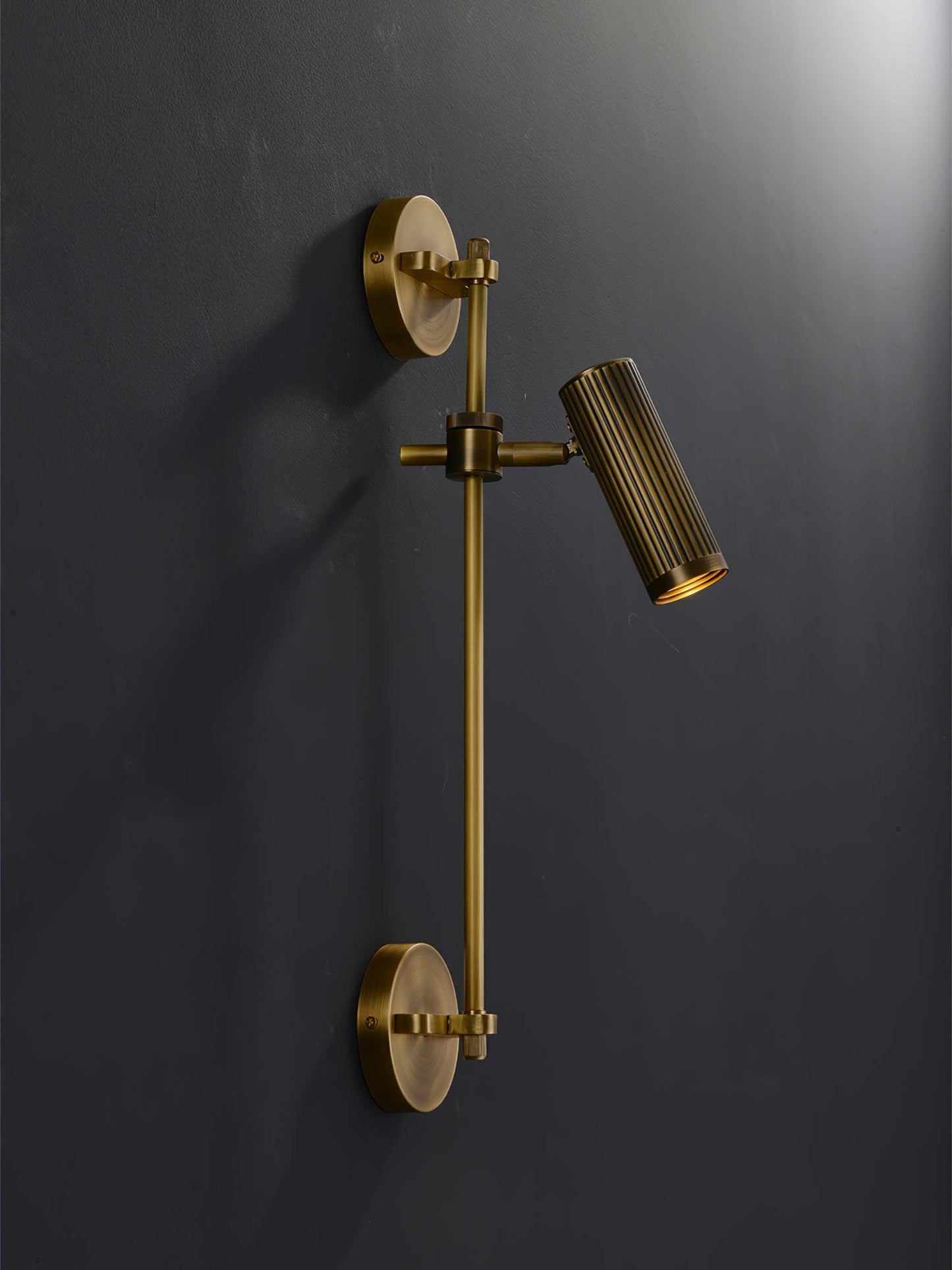 Spot Rail Wall Light - Adjustable Vintage LED Lamp Set of 2
