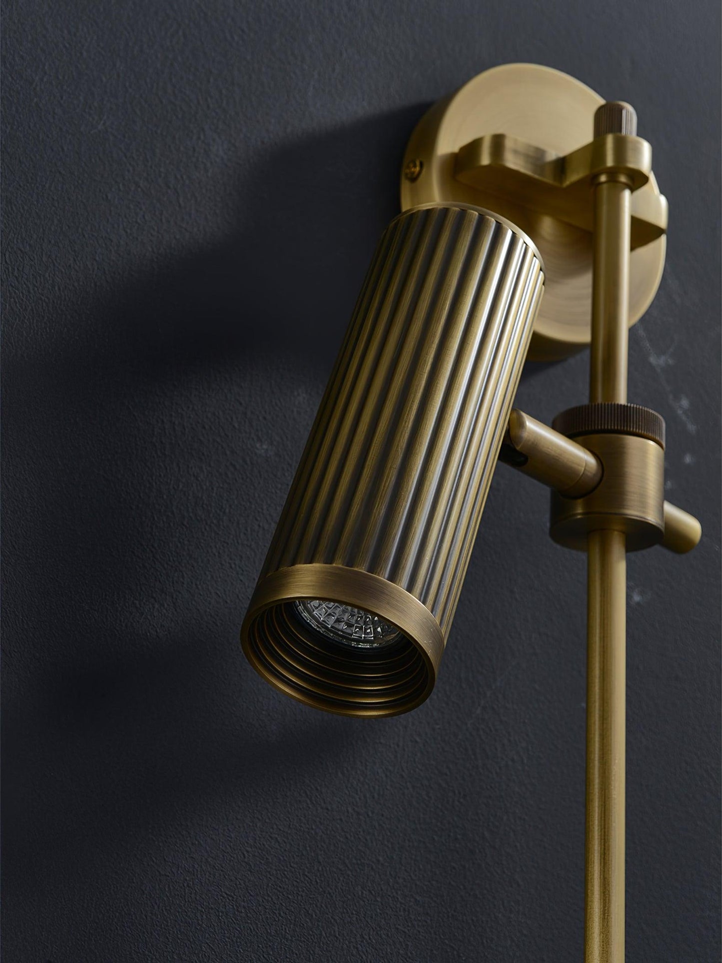 Spot Rail Wall Light - Adjustable Vintage LED Lamp Set of 2