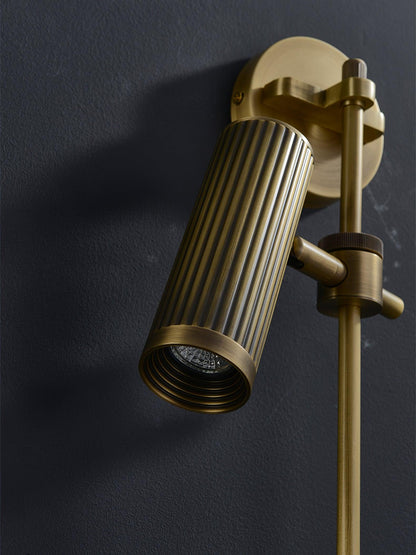 Spot Rail Wall Light - Adjustable Vintage LED Lamp Set of 2