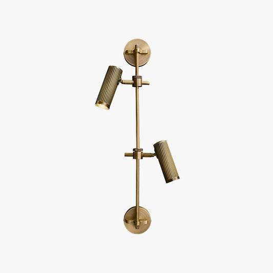 Spot Rail Wall Light - Adjustable Vintage LED Lamp Set of 2