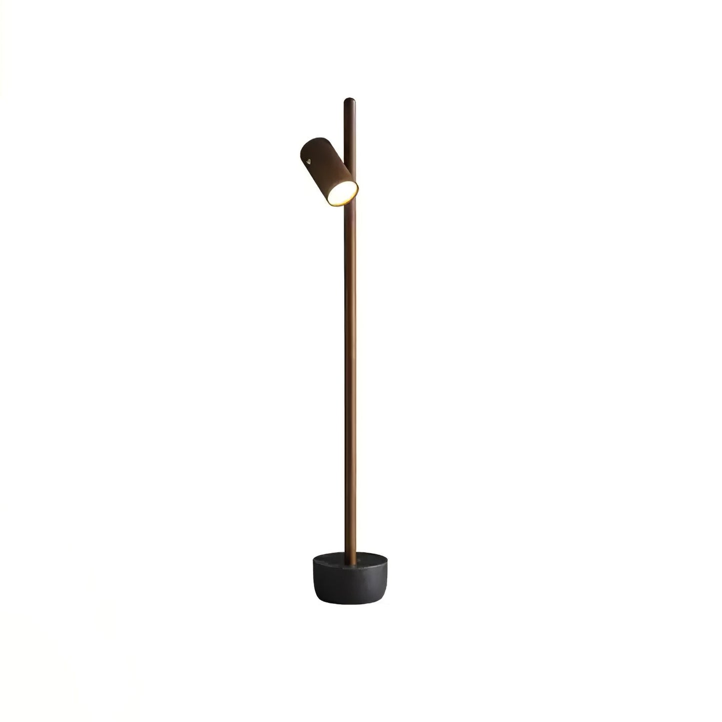 Spotlight Wood Floor Lamp - Adjustable LED Modern Design