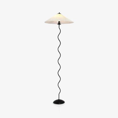 Squiggle Floor Lamp - LED Indoor Light - Stylish Wavy Design