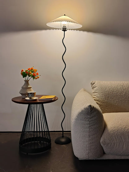 Squiggle Floor Lamp - LED Indoor Light - Stylish Wavy Design
