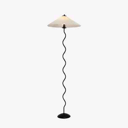 Squiggle Floor Lamp - LED Indoor Light - Stylish Wavy Design