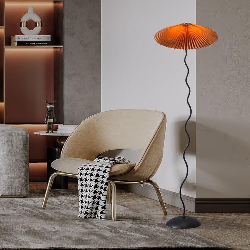 Squiggle Floor Lamp - LED Indoor Light - Stylish Wavy Design