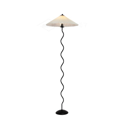 Squiggle Floor Lamp - LED Indoor Light - Stylish Wavy Design