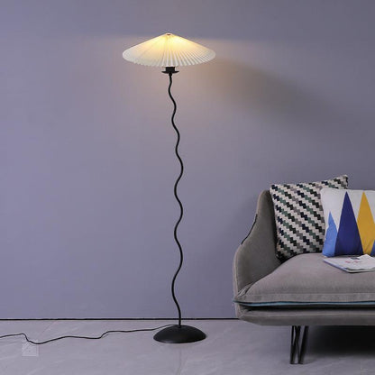 Squiggle Floor Lamp - LED Indoor Light - Stylish Wavy Design