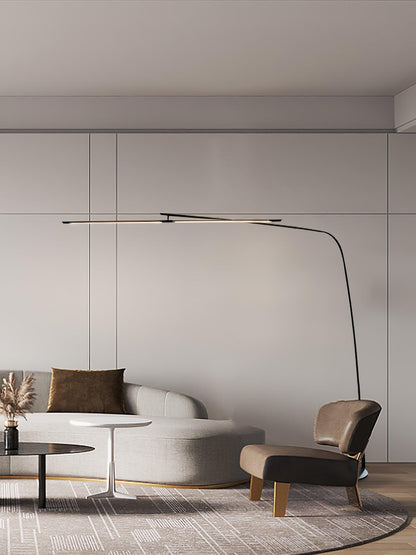 Stealth Floor Lamp - Modern LED Arc Lamp, Indoor Lighting