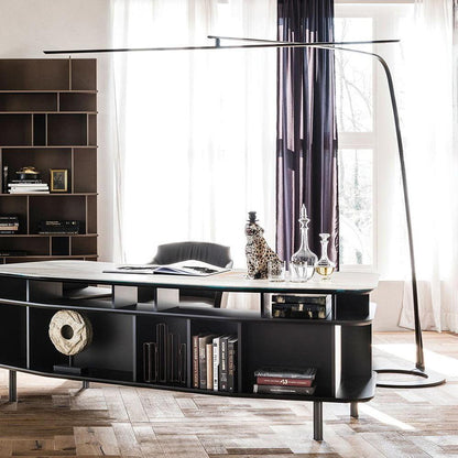 Stealth Floor Lamp - Modern LED Arc Lamp, Indoor Lighting