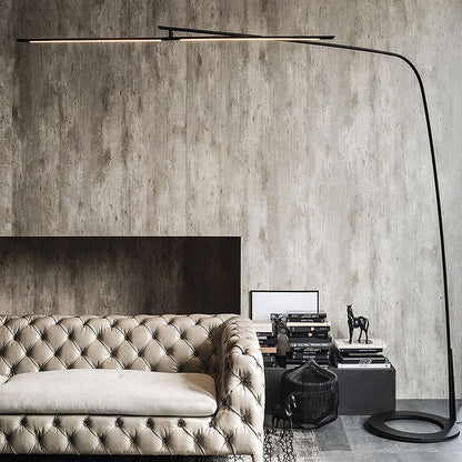 Stealth Floor Lamp - Modern LED Arc Lamp, Indoor Lighting