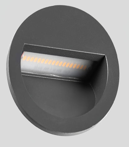 Black Step And Wall Light With Energy Efficient LED