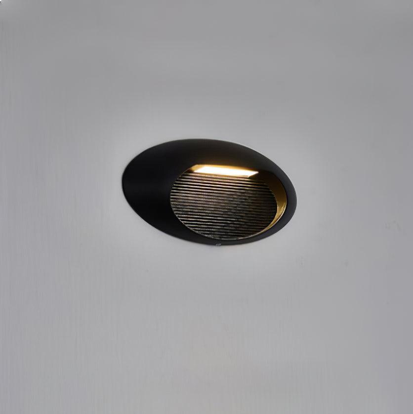 Black Step And Wall Light With Energy Efficient LED