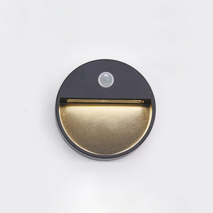 Black Step And Wall Light With Energy Efficient LED
