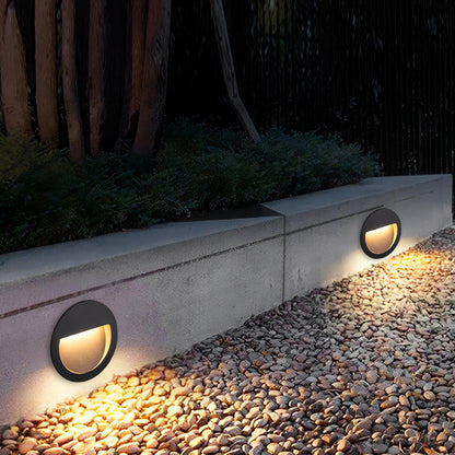 Black Step And Wall Light With Energy Efficient LED