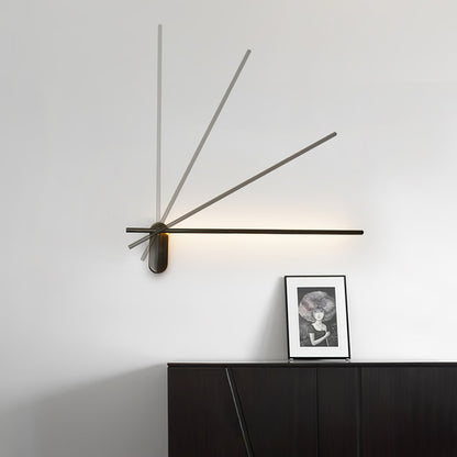 Stick Shaped Plug In Sconce with Integrated LED Lighting