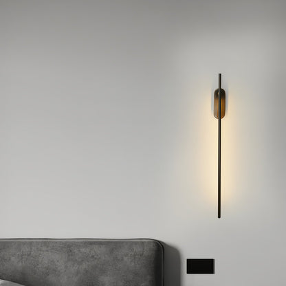Stick Shaped Plug In Sconce with Integrated LED Lighting