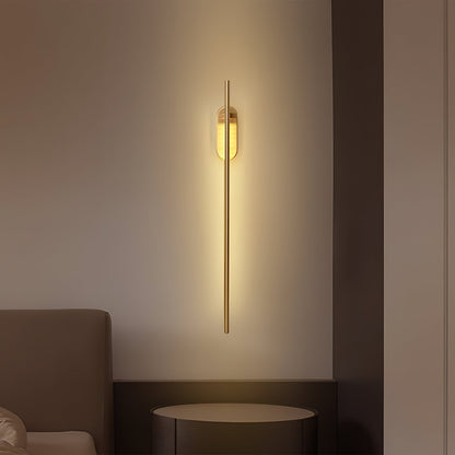 Stick Shaped Plug In Sconce with Integrated LED Lighting