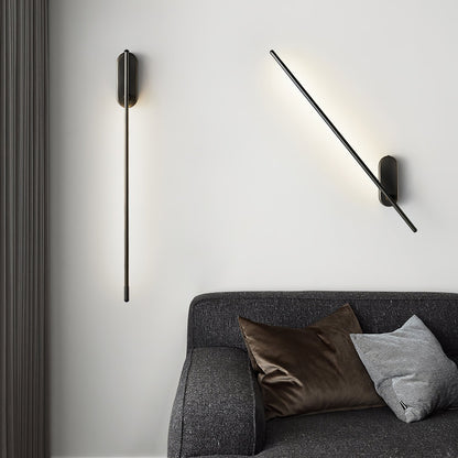 Stick Shaped Plug In Sconce with Integrated LED Lighting