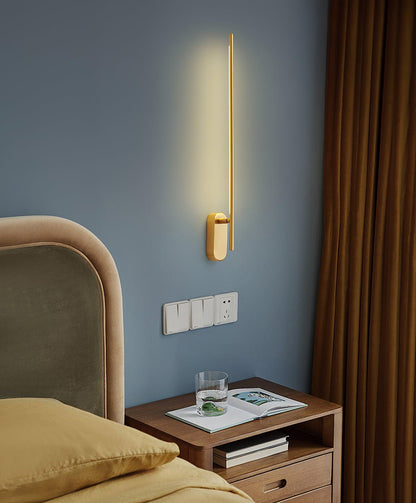 Stick Shaped Plug In Sconce with Integrated LED Lighting