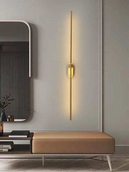 Stick Shaped Plug In Sconce with Integrated LED Lighting