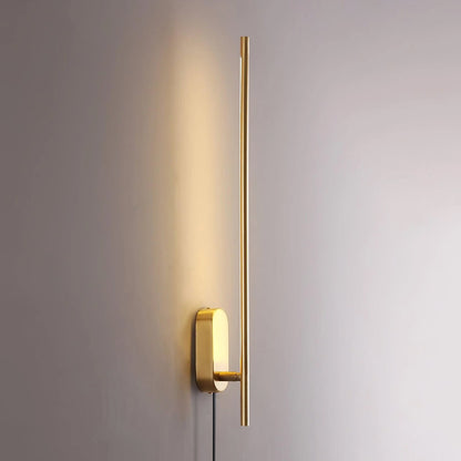 Stick Shaped Plug In Sconce with Integrated LED Lighting