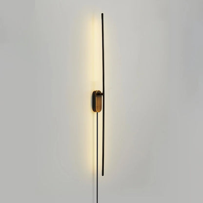 Stick Shaped Plug In Sconce with Integrated LED Lighting