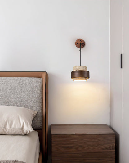 Stonova Travertine Wall Sconce LED Indoor Lighting Fixture