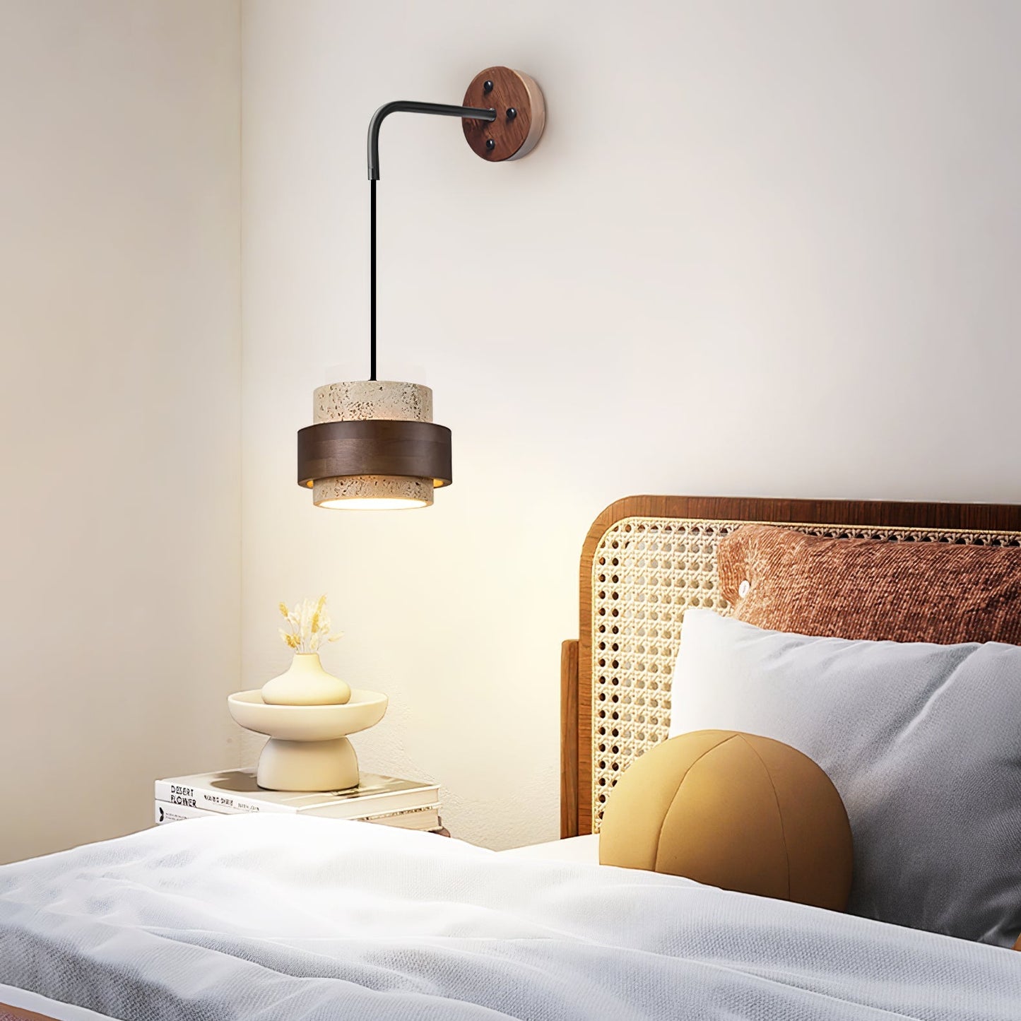 Stonova Travertine Wall Sconce LED Indoor Lighting Fixture