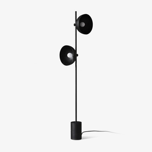 Studio Floor Lamp with LED, Black Metal, Indoor Lighting