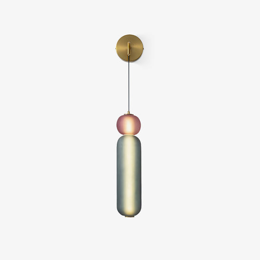 Surge Wall Lamp with LED Light - Gold Finish, Indoor Use
