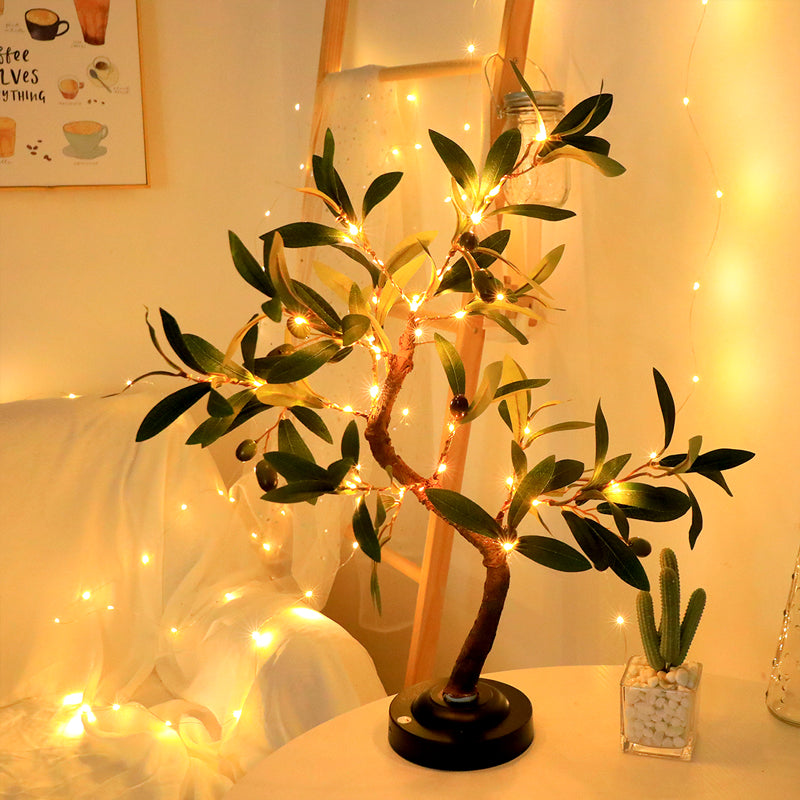 Frendorf Boom Table Lamp - Adjustable Tree Design, USB/Battery