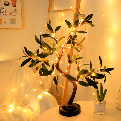 Frendorf Boom Table Lamp - Adjustable Tree Design, USB/Battery