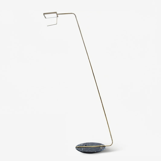 Sylvia Floor Lamp with LED Light, Modern Design, Gold & Black