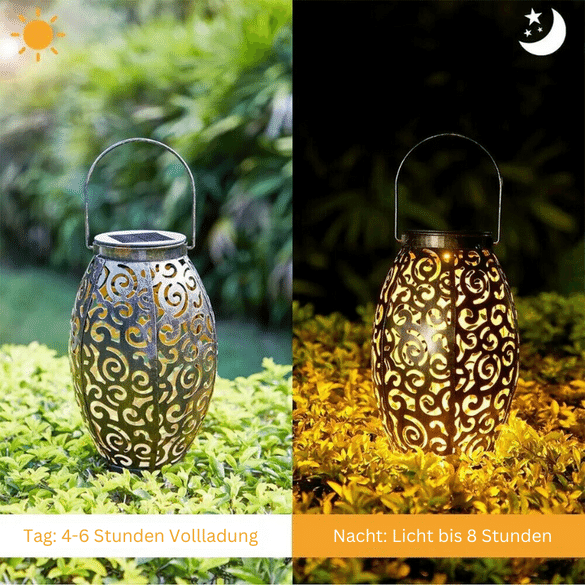 1+1 Free | Solar Powered LED Lantern - Waterproof Garden Light