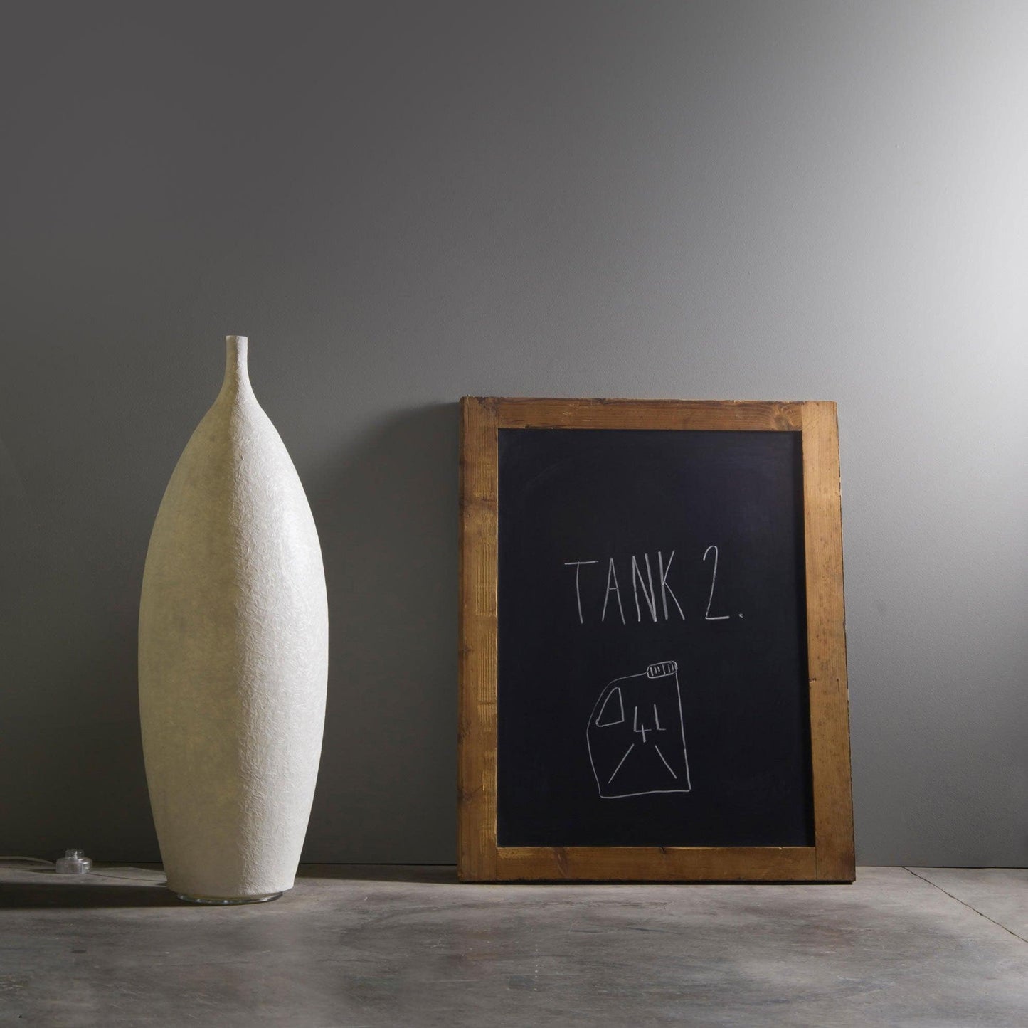 Tank 1 Floor Lamp - LED Indoor Lighting, Warm Light, Resin