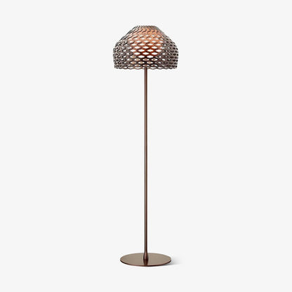 Armadillo Floor Lamp LED Indoor Lighting in White Brown