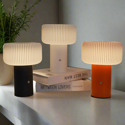 Mushroom Night Light Table Lamp with 3-Colour Dimming