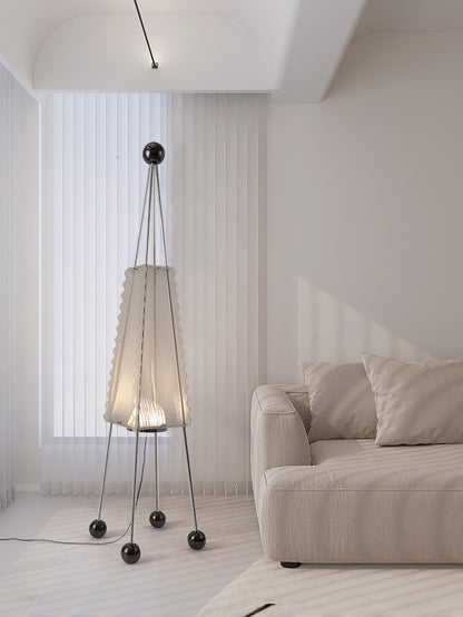 Tent Floor Lamp with LED Light – Indoor Camping Decor