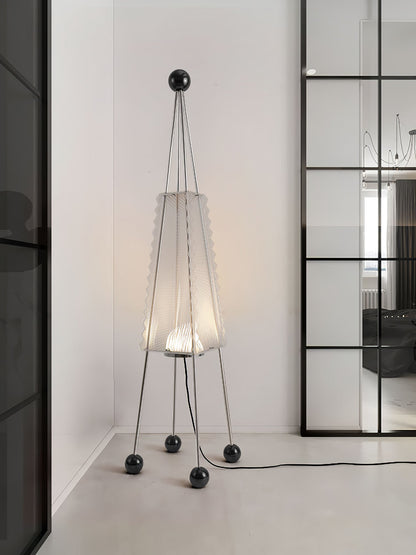 Tent Floor Lamp with LED Light – Indoor Camping Decor