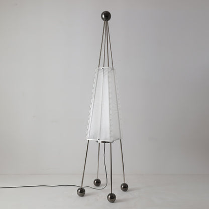 Tent Floor Lamp with LED Light – Indoor Camping Decor