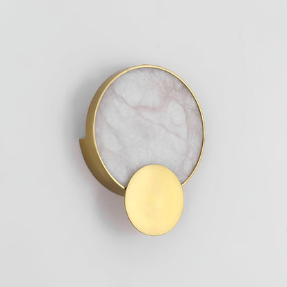 Terra Svet Wall Lamp - Modern Gold Alabaster LED Light